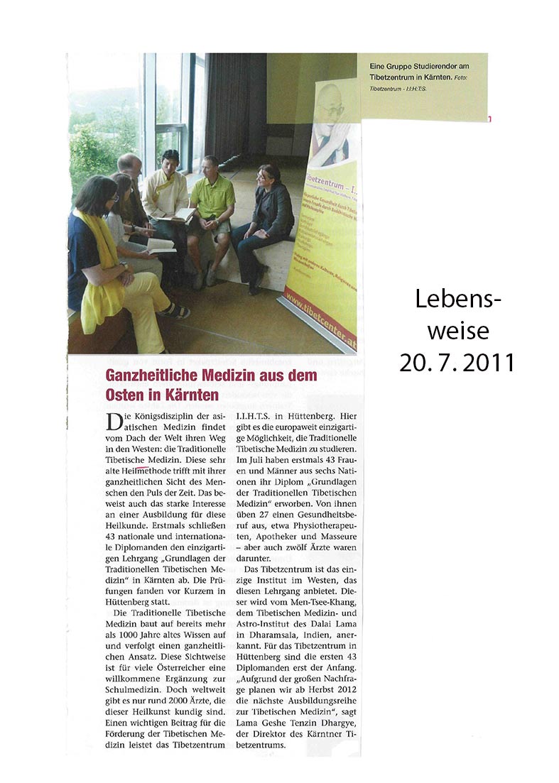 Ganzheitliche Medizin aus dem Osten in Kärnten (Lebensweise 07/2011)